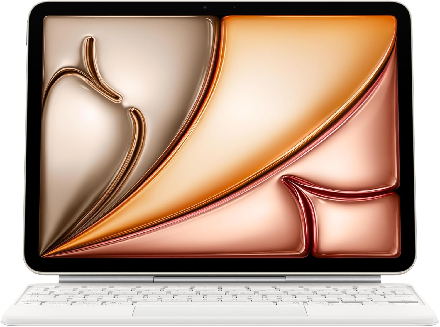 Apple Magic Keyboard: Teclado y Funda para iPad Air de 11 Pulgadas (M2 y M3) y iPad Air (4ª y 5ª Generación), Idioma Inglés Estadounidense — Negro